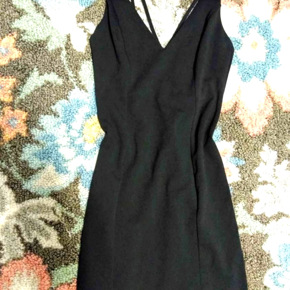 Charlotte Russe Black Body Con Dress size small